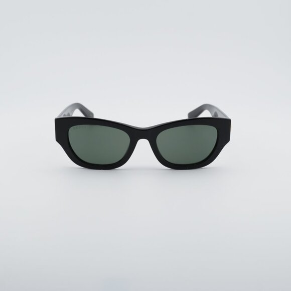 Gucci GG1954SA 001 Sunglasses Black Cat Eye Frame, Grey Lenses main image 6